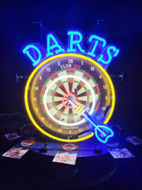 Darts Neonwerbung Wurfscheibe Reklame Licht US Sign Leuchtschilder