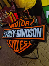 Harley Davidson Leuchtreklame Bike Deko Motorrad Dealer Werbung Garage