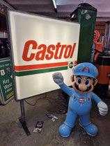 Castrol Werbeträger Leuchtreklame (Beidseitig) Deko LKW Oldtimer Halle