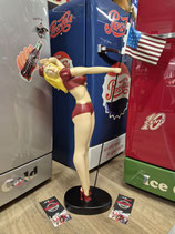 Pin Up Girl US-Flagge  GFK Figur American Flagg Amerika Skulptur Statue