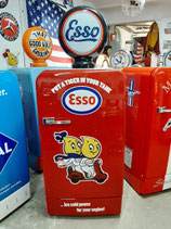 Esso Retro Kühlschrank Bosch KDL Tankstelle-Design Tanksäule Halle Deko