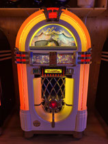 Wurlitzer Jukebox  Elvis Look "weiß" One More Time 1015  Musikbox CDM 12 Player