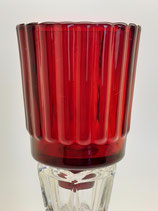 Kerzenaufsatzglas Rot
