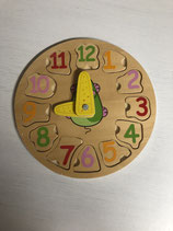 holz uhr
