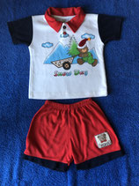 set t-shirt und kurze hose
