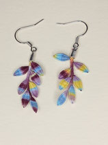 Boucle d'oreilles "épis" multicore