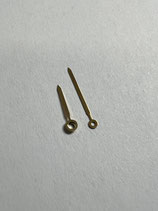 Vintage Zeigersatz goldfarben (Balken) für Buren Caliber 93 (12 1/2´´´) - NOS (New old Stock)