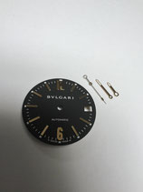 Bulgari Zifferblatt & Zeigersatz für Caliber Bulgari 150 TEEM (Eta 2000) - (leicht gebraucht - guter Zustand - lightly used - good condition)