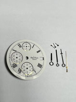 Paul Picot Chronograph Zifferblatt & Zeigersatz für Lemania Caliber 5100 - gebraucht - guter Zustand - used - good Condition