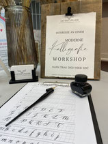 Moderne Kalligrafie lernen / Workshop mit Feder & Tinte in Hockenheim