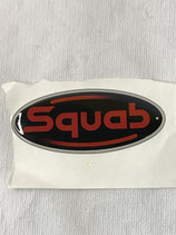 Plaque autocollante de garde boue AV PEUGEOT SQUAB              EMPL BOITE SQUAB DU482