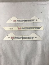 POCHETTE DE 3 AUTOCOLLANTS PEUGEOT TKR MONSTER               D11