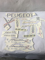 POCHETTE DE 13 DECORS PEUGEOT FIGHT                BOITE 504  DU24
