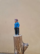 Skulptur "pinke Haare"
