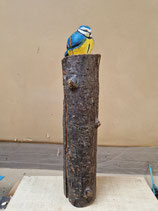 Skulptur "Blaumeise"