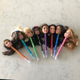 Stylo tête de Barbie