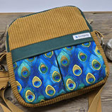 Crossbodybag Lilja "pfauenfedern"