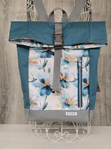 Rucksack Jeff "türkisblüten"