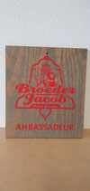 Broeder Jacob bier reclamebord hout