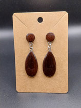 Boucles d'oreilles ovales