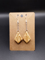 Boucles d'oreilles losanges