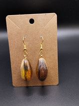 Boucles d'oreilles tournées