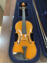 １３３１９番　GLIGA 　gemsⅠ  2015年製　3/4サイズ　完全整備済！高音質の本体に新品弓と三角型軽量ケースが付属！