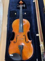 出し直し１２９７６番  ドイツ製 Otta Walter Heberlein 4/4 完全整備済！高音質の本体に国産杉藤製上質毛替え済み弓が付属！