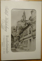 AK Rudolstadt -  Ansichten Set Kleinformat ca. A8   - Schloß Heidecksburg