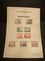DR 0651ff ungestempelt auf A4 Vordruck zum Tag der Briefmarke