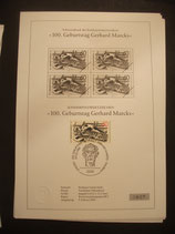 Bund 1410  100. Geburtstag Gerhard Marcks  SD