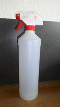 LEERFLASCHE - 1 LITER - SPRÜH-PUMPE - SCHLANK