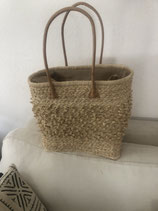 Raphia/Raffia Handtasche - Natur - Madagaskar - M