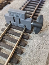 Flexgleis-Klemmvorrichtung trainli® Lenz Spur 0/ Peco 124 Art.Nr. 15.015