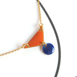 Collier TERRACOTTA BLUE
