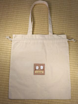 商品名オリジナル手刺繍しまえながエコバッグ　巾着型