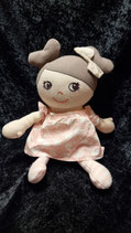 H&M Mädchen Puppe Kleid mit Schwänen rosa