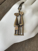 Ketting 'Confidants' van Jorma Laine Finland Brons