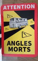 Magnettafel "Angles Morts" mit Setra, 3-er Set