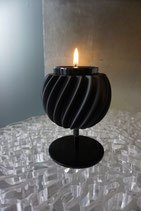 Candelabro diffusore basso nero