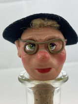 Zierkorken Männerkopf mit Brille. Art.-Nr. 2445