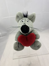 Ulli Stein Plüschfigur Kuschelmaus klein. Art.-Nr. 2474