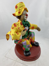 Clown Figur Skulptur Spieluhr. Art.-Nr. 5133