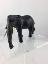 Holztiere Afrika Elefant Handarbeit Massiv 1970. Art.-Nr. 4041