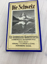Schweiz Kartenspiel Quartett antik. Art.-Nr. 5176