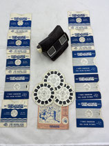 Stereoscope VIEW MASTER SAWYERS 50er Jahre Bakelit mit historischen Bild-scheiben. Art.-Nr. 2555
