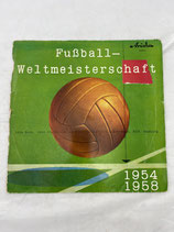 Fussball Weltmeisterschaft 1954/58. Schallplatte. Art.-Nr. 2349