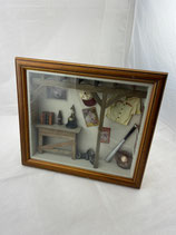 Baseball Schaukasten Vitrine Rocky Colavito Pete Rose  60er Jahre. Art.-Nr.  2326