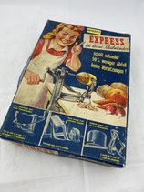 Schälmaschine EXPRESS. 1950er. Originalver-packung. Art.-Nr. 4414