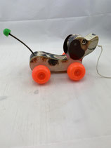 Fisher-Price 60/70er Jahre Nachziehhund. Art.-Nr. 2670